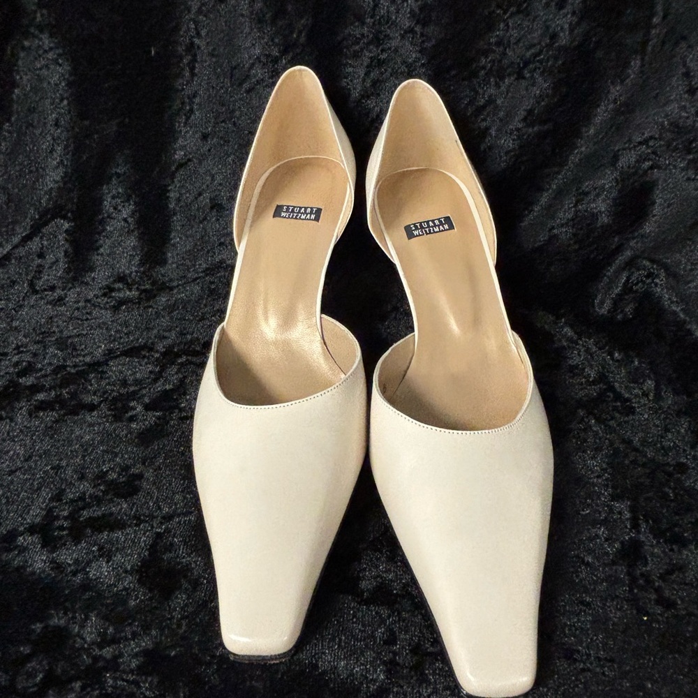 Stuart Weitzman Cream Heels for Women